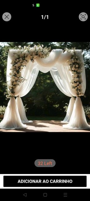 Tecido ou Arco de Flores? - 1