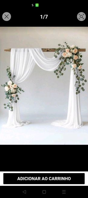 Tecido ou Arco de Flores? - 2