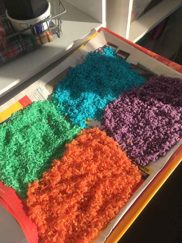 Arroz colorido