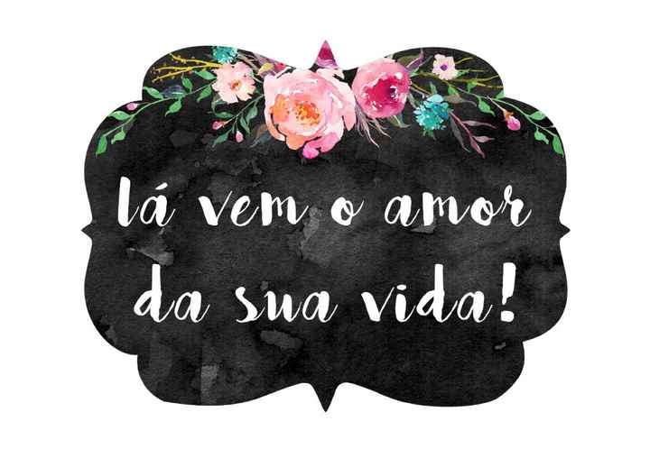 lá vem o amor da sua vida preto