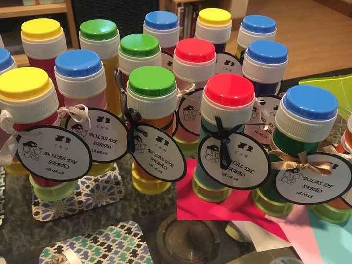 Bolas de sabão prontas