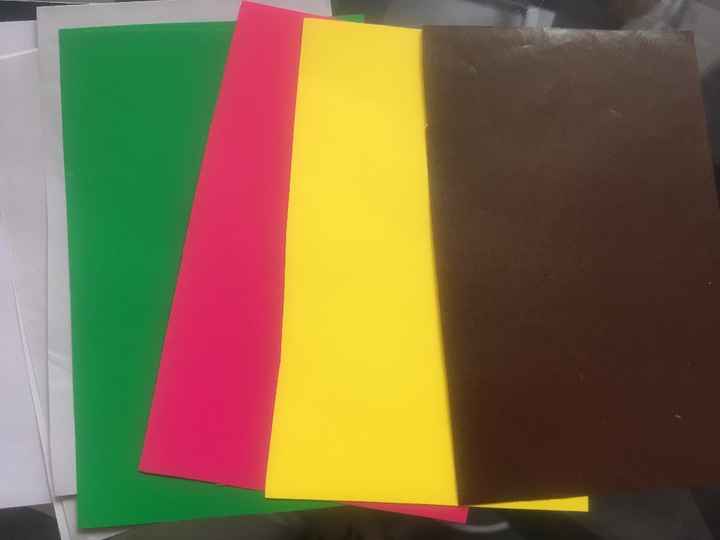 Tiras de papel lustro