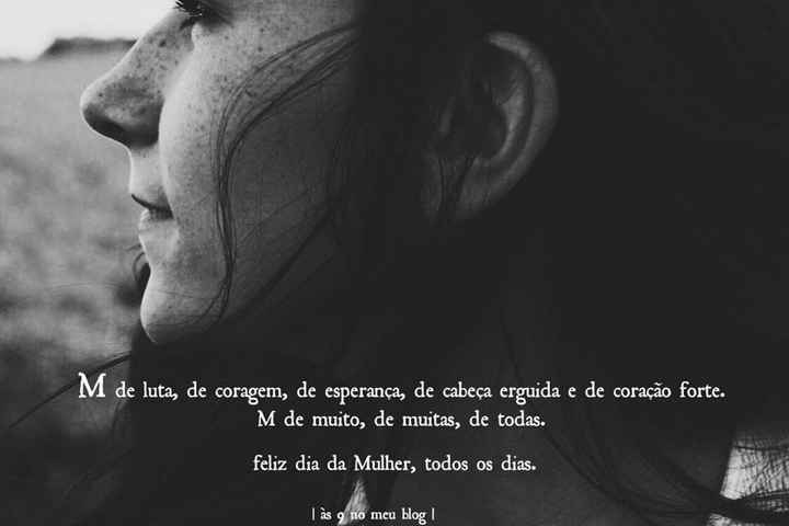 Feliz dia para todas