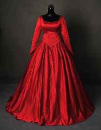Swan red dress
