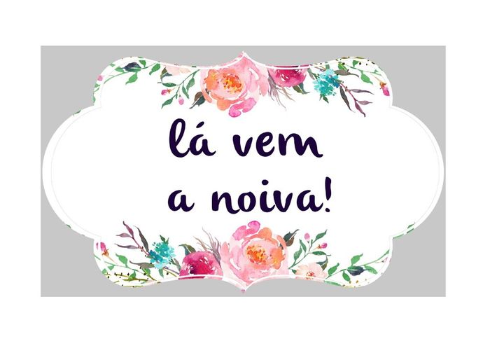 lá vem a noiva branco