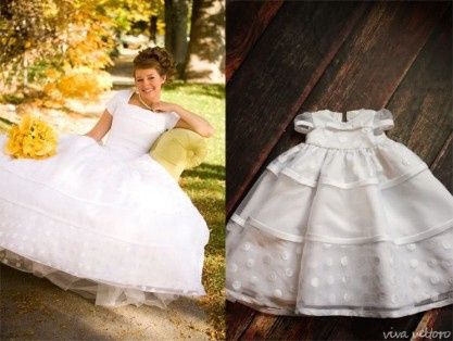 Reutilizar/reciclar vestido da noiva e véu 14
