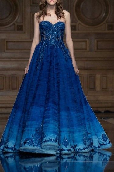 Inspirações :vestido de Noiva Azul 8