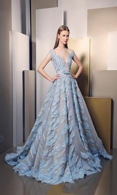 Inspirações :vestido de Noiva Azul 12