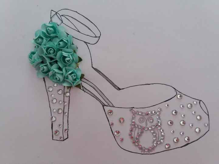 esboço dos sapatos