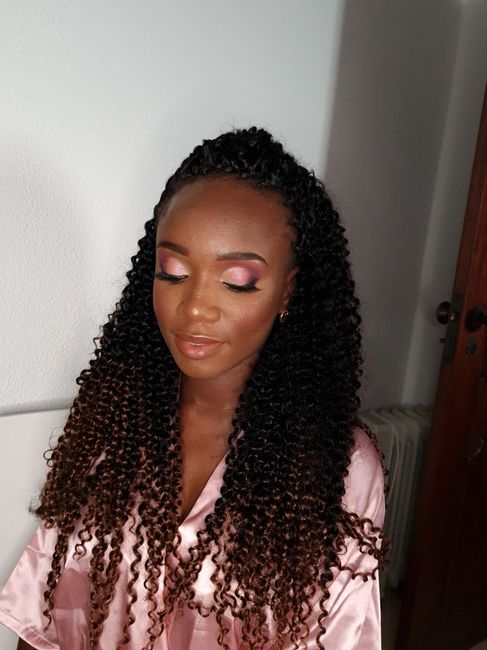 Sugestão de maquilhagem para noivas de pele negra