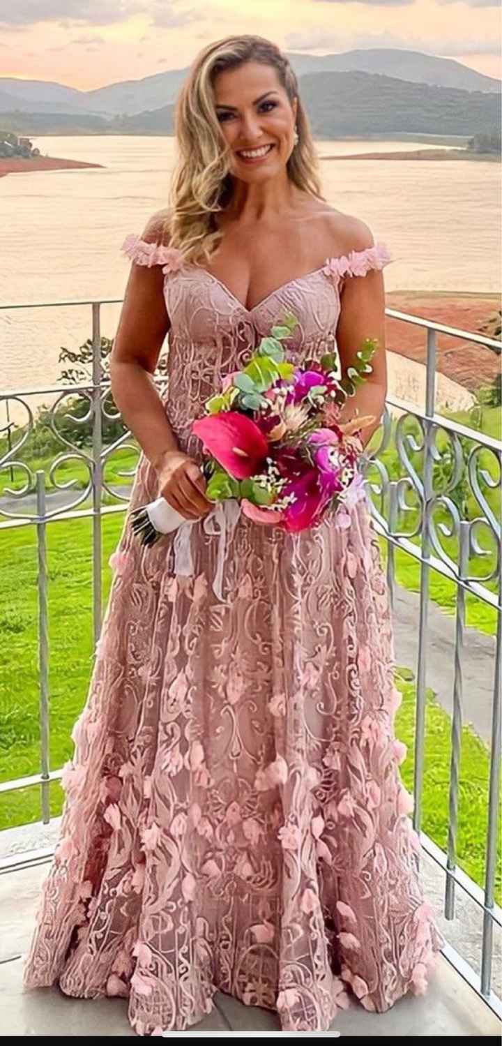 o arco-íris 🌈 invade a comunidade com inspirações (rosa) para vestidos de noiva - 4