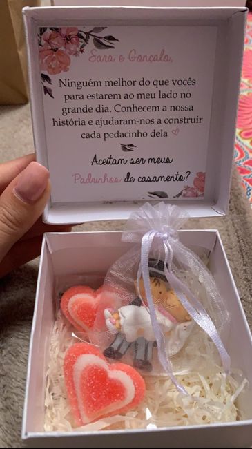 Convite padrinhos de casamento 2
