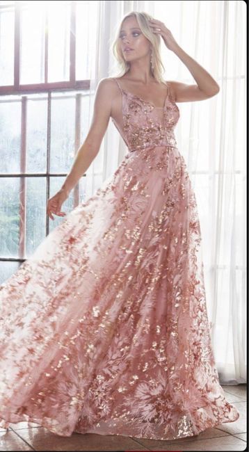 o arco-íris 🌈 invade a comunidade com inspirações (rosa) para vestidos de noiva - 5