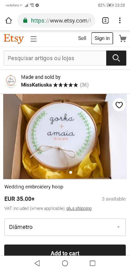 e este porta alianças? - 1