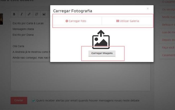 Escolher origem da foto