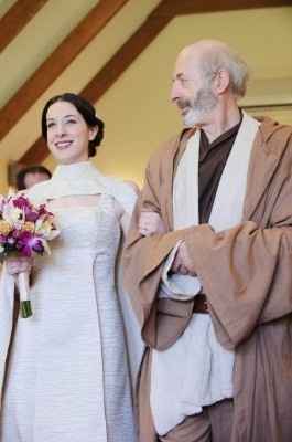 Noiva e pai
