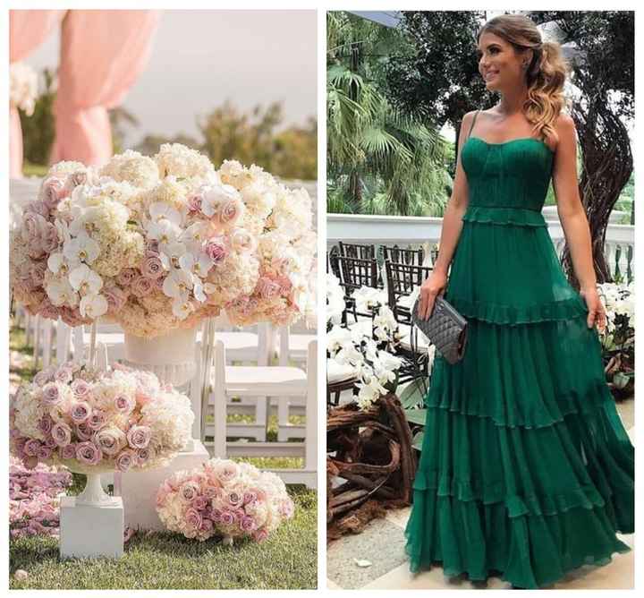 D. Damas de Honor de verde