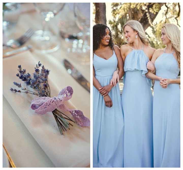 C. Damas de Honor de Azul Bebé