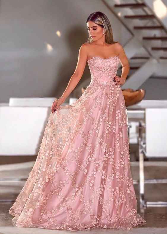 Vestido de noiva champanhe, cinzento ou rosa? Tu escolhes 😘 - 3
