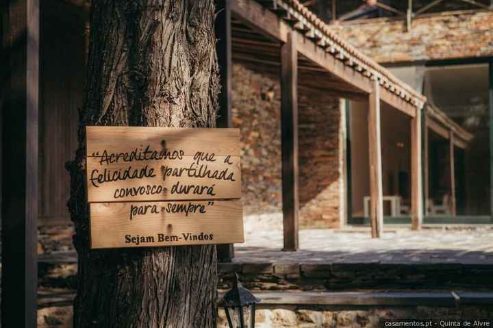 Ardósia ou madeira para a placa de boas vindas? - 2