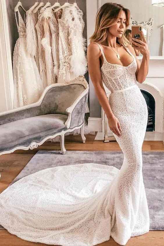 Corpete para a parte de cima do vestido de noiva 👰 - 4