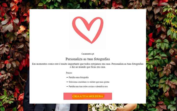 Personaliza a tua foto de perfil com as nossas molduras #EuFicoEmCasa - 2