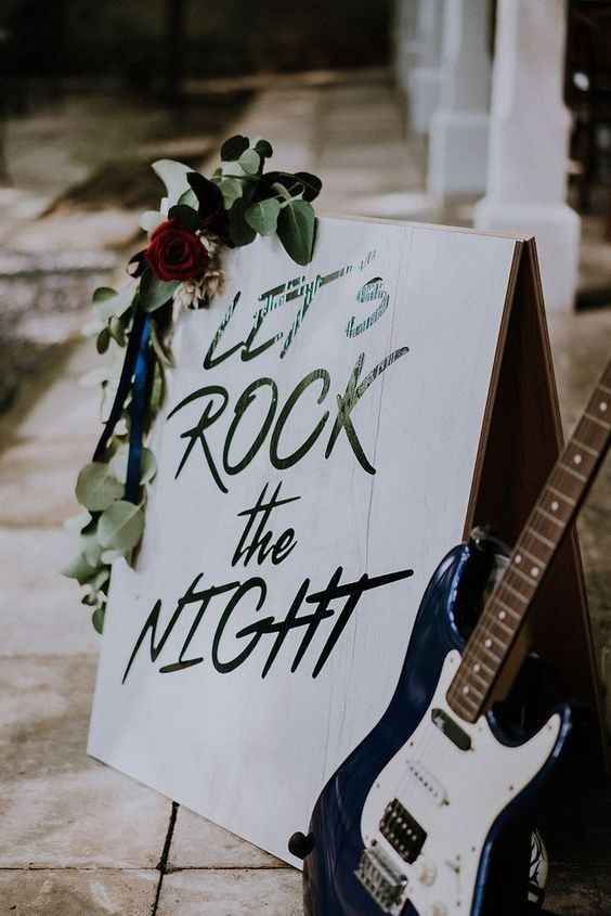 Noivos amantes do ROCK: estas inspirações são para vocês 🎸 - 1