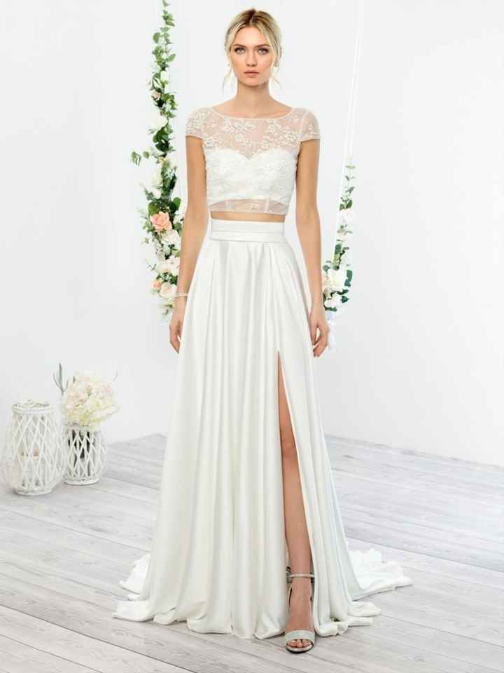 Vestido de noiva crop top: qual? - 1