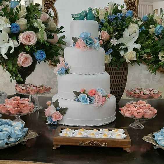 Rosa e azul bebé: as cores ideais para noivas românticas e vintage! - 1