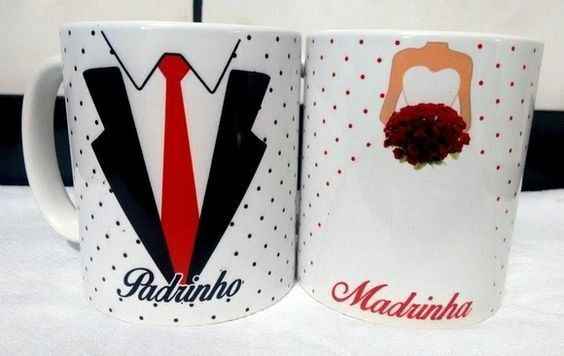 Canecas para o pedido dos padrinhos ❤️ - 2