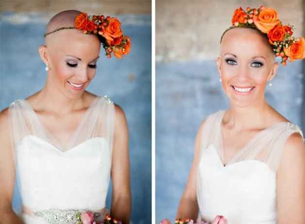 Outubro é Rosa: inspirações para noivas carecas 💗 - 7