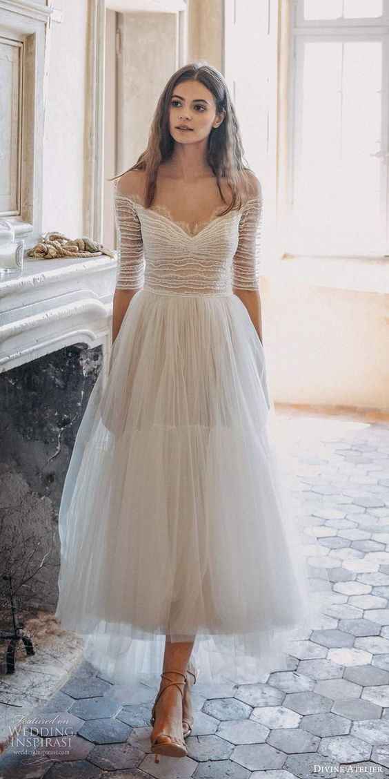 Vestidos midi para noivas: BIG YES OU BIG NO? - 4