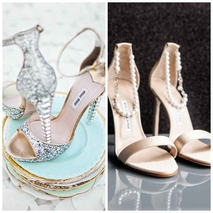 Os sapatos da noiva: com ou sem brilho? - 1