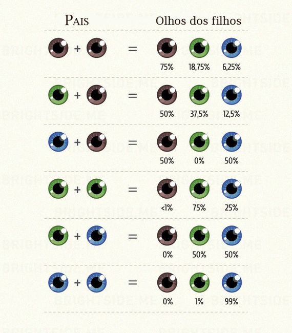 Qual será a cor de olhos dos vossos filhos? 1