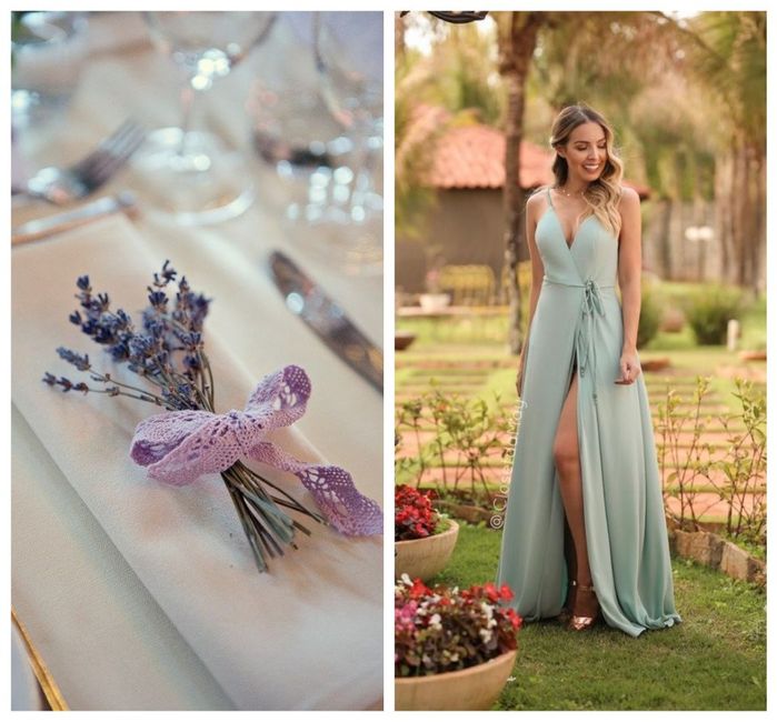 2. Damas de Honor de Verde Oliva
