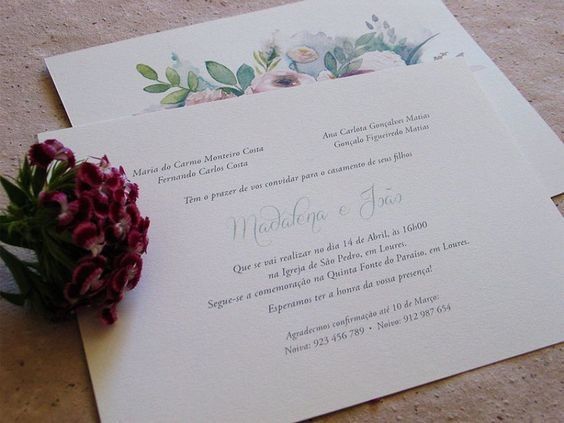 Convites de casamento 4