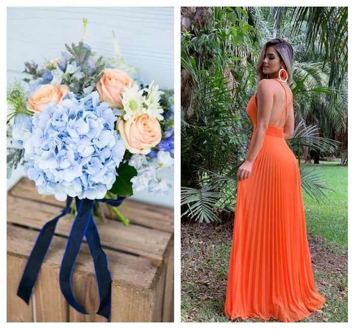C. Damas de Honor de laranja
