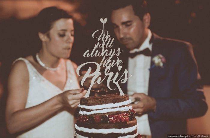 Dúvidas sobre o tema de casamento: O cake topper 1