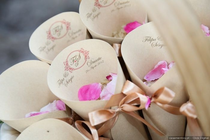Dúvidas sobre o tema de casamento: Os cones de arroz 6