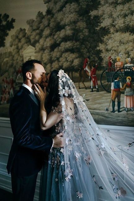 Véus florais: uma opção romântica e original para o teu look de 👰🏽 3