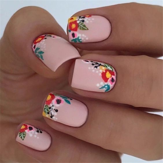 Manicure estilo mexicana, o que achas? 😁🌺 1