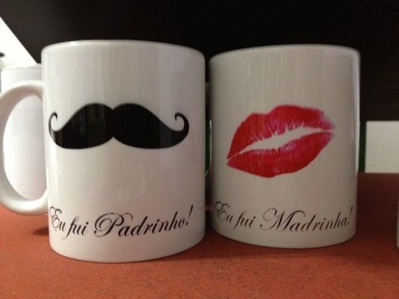 Canecas para o pedido dos padrinhos ❤️ 4