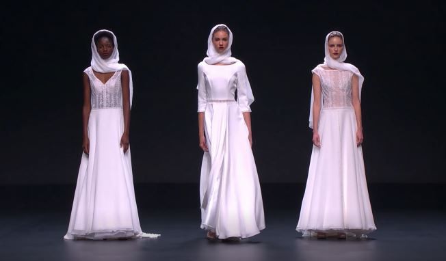 Confere a linda coleção de Cymbeline para a Valmont Barcelona Bridal Fashion Week 2