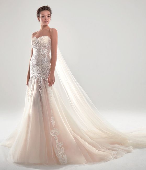 Vestidos de noiva rosa: as melhores inspirações 💗 - 4