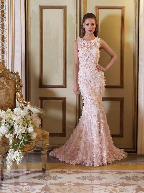 Vestidos de noiva rosa: as melhores inspirações 💗 - 5