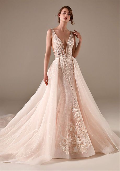 Vestidos de noiva rosa: as melhores inspirações 💗 - 9