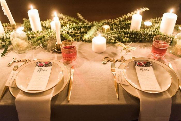 4 ideias para decorarem a mesa dos noivos! 1