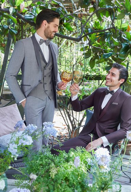 Fatos cinzentos para o noivo 🤵 4