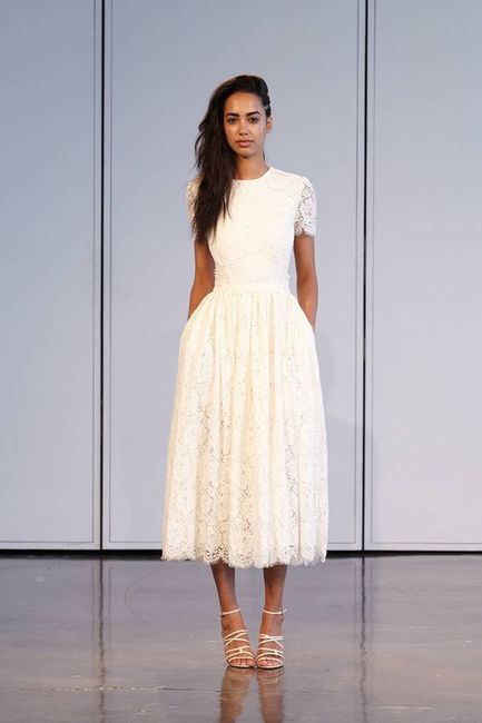 Vestidos midi para noivas: BIG YES OU BIG NO? 2