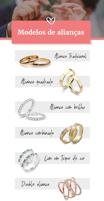 Modelos de alianças: escolhe as tuas! 💍💍 - 1